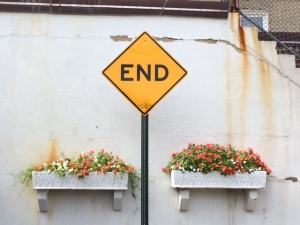 end sign